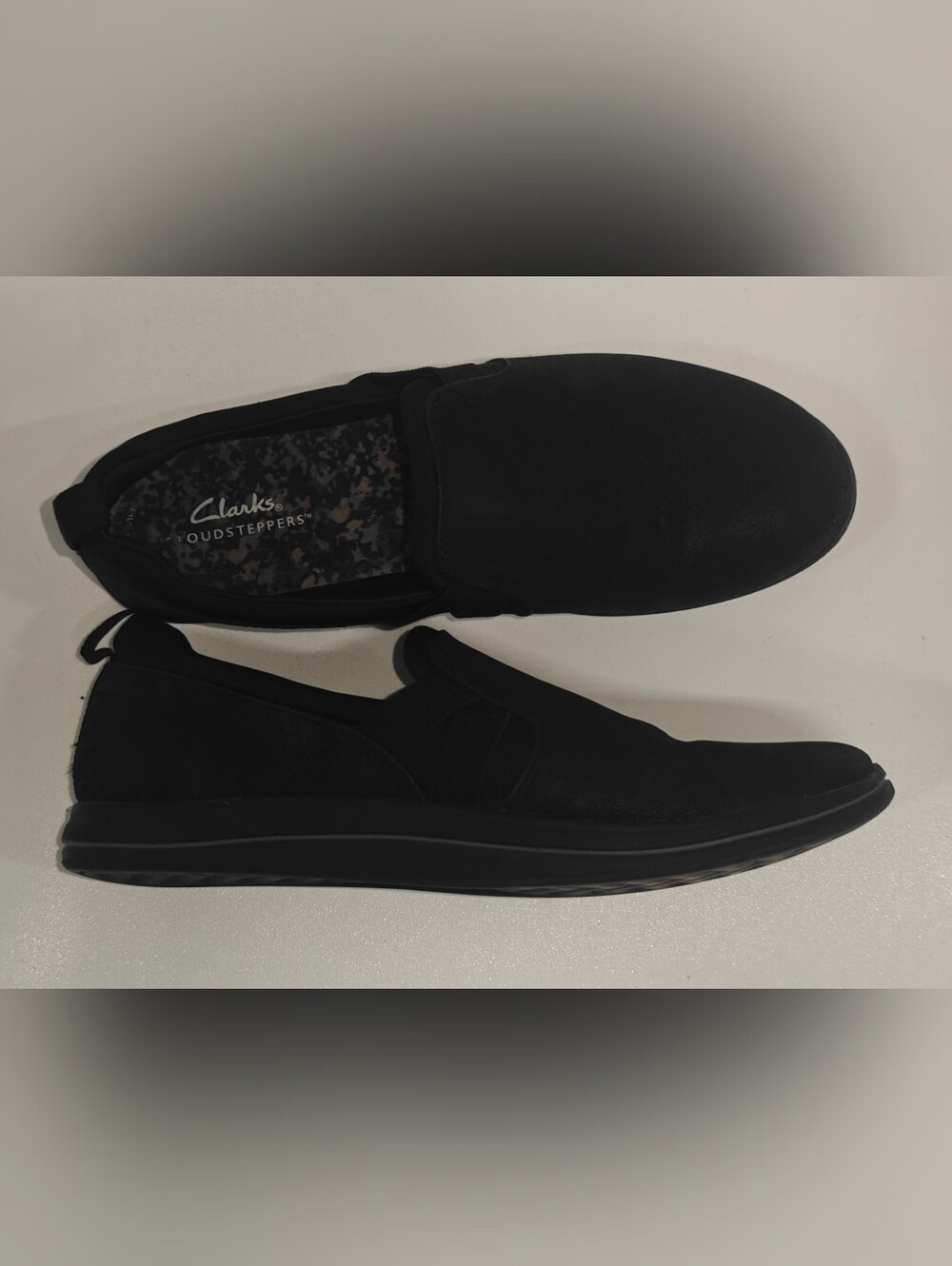 Clarks Breeze Bali Loafers Women’s Size 6.5 M Black Slip On Casual Walking Shoes